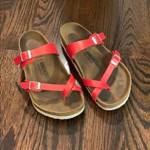 Red Mayari Birkenstocks